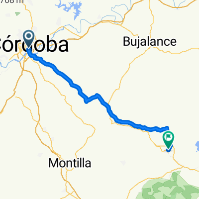 Calle del R Heredia, Córdoba to Calle de José María Onieva, Baena