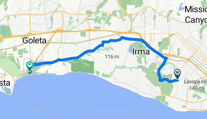 Calle Cerro to Sandspit Road