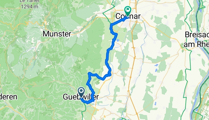 From Guebwiller to Colmar