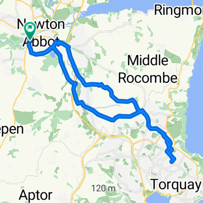 Route in Newton Abbot