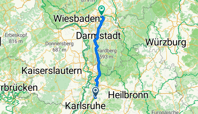 Bruchsal - Frankfurt am Main