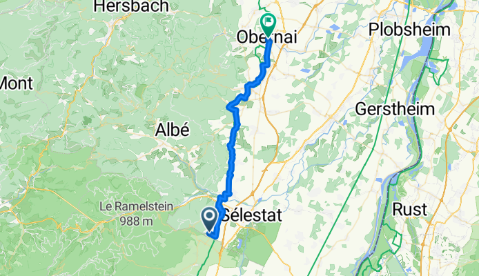 From Sélestat to Obernai