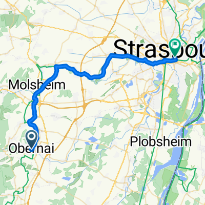 From Obernai to Strasbourg