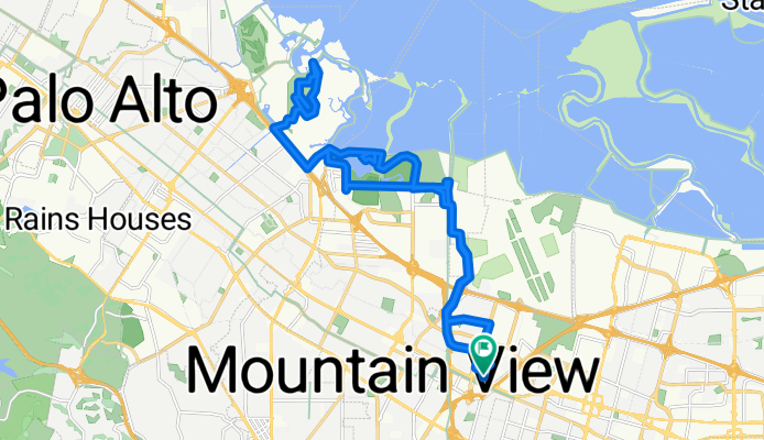 Nicholas Dr, Mountain View to Nicholas Dr, Mountain View