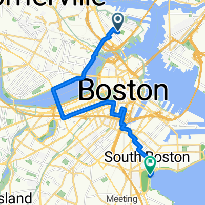 Monument Square, Boston to Columbus Park, Boston