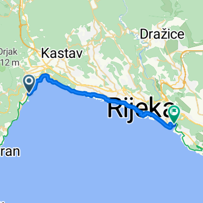 Ulica dr Matka Laginje, Abbázia - Martinšćica, Martinšćica