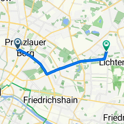 Rykestraße, Berlin to Genslerstraße, Berlin