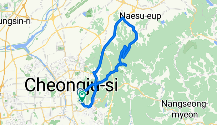 우암산 망산 상당산성자연휴양림