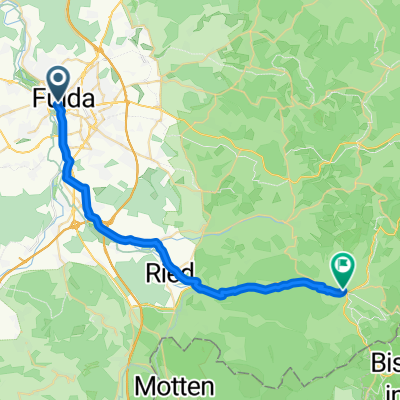 Von Fulda bis Gersfeld (Rhön)