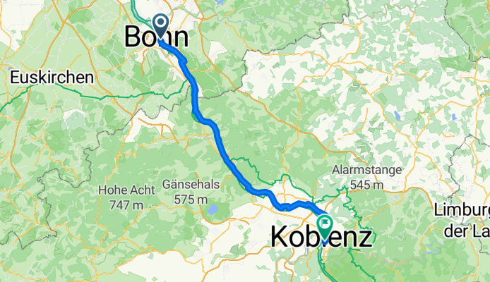Von Bonn bis Koblenz