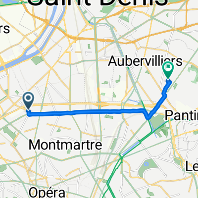 De Boulevard du Bois le Prêtre à Rue de Presles