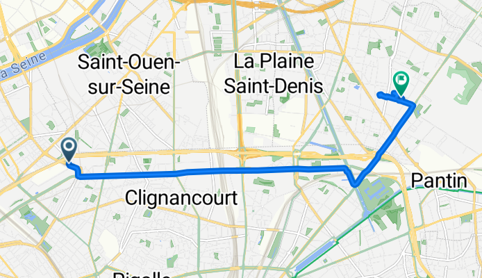 De Boulevard du Bois le Prêtre à Rue de Presles