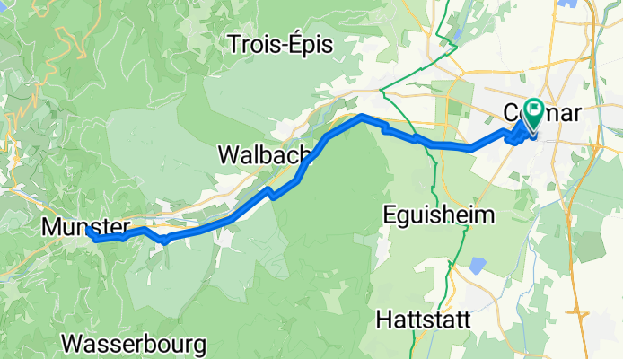 Route in Colmar