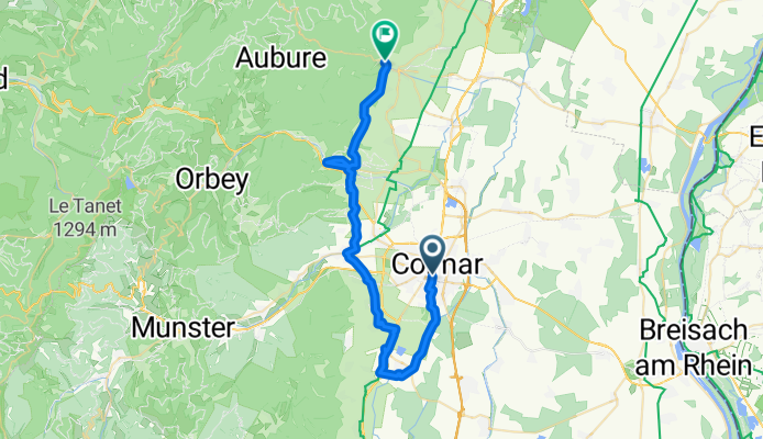 Von Colmar bis Rappoltsweiler