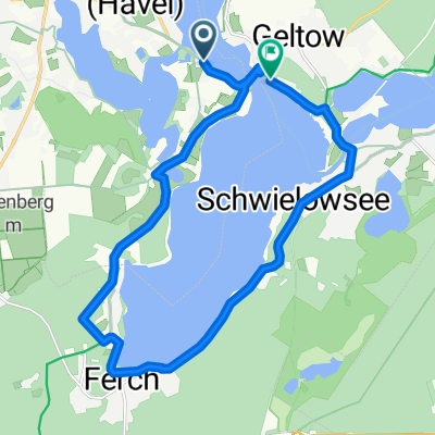 Route nach Schwielowsee