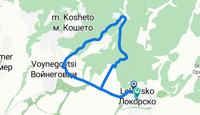 Локорско to Поп Стоил Петков, Локорско