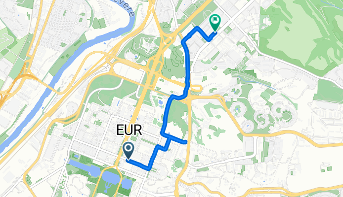 Viale Shakespeare, Roma a Viale Pico della Mirandola, Roma