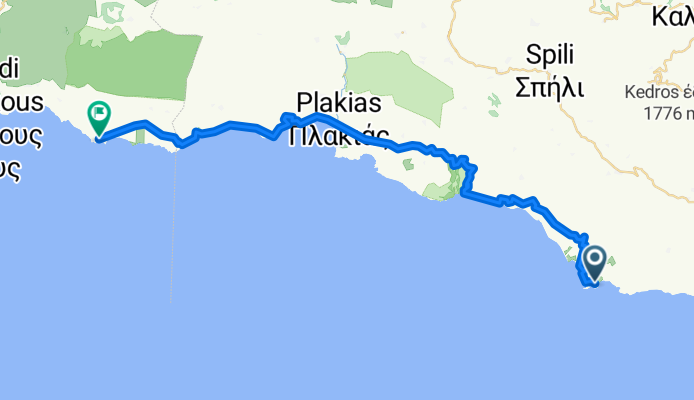 Saktouria to Patsianos