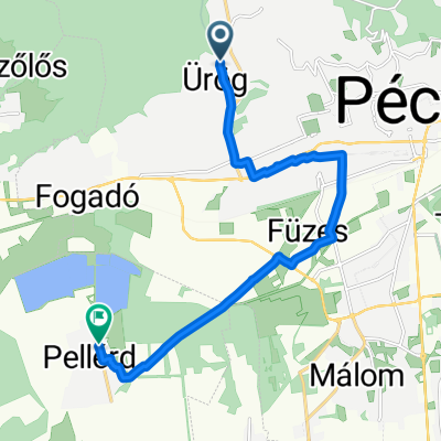 Fülemüle utca, Pécs - Dózsa György utca, Pellérd