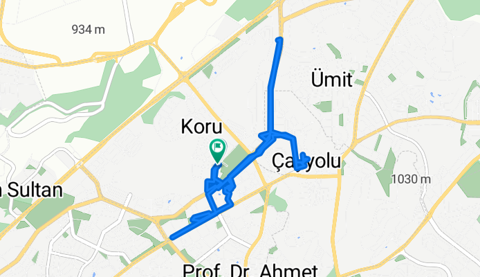 Akasya Sk., Çankaya to Akasya Sk., Çankaya