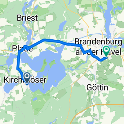 Gränertstraße nach Brandenburg Hauptbahnhof