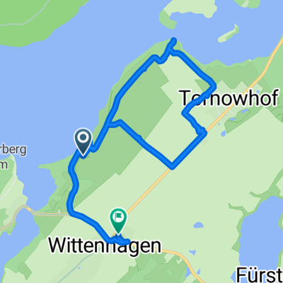 Route nach Tornowhöfer Straße