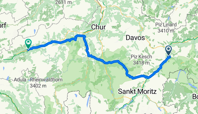 08 Von Zernez bis Somvix, Truns