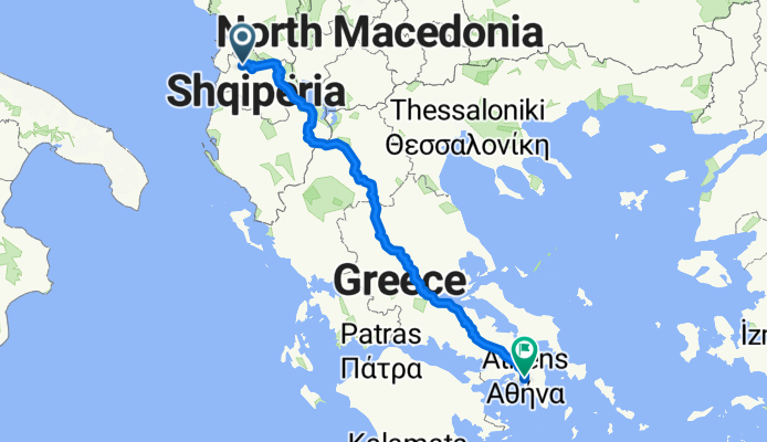 TE Tirana - Athènes