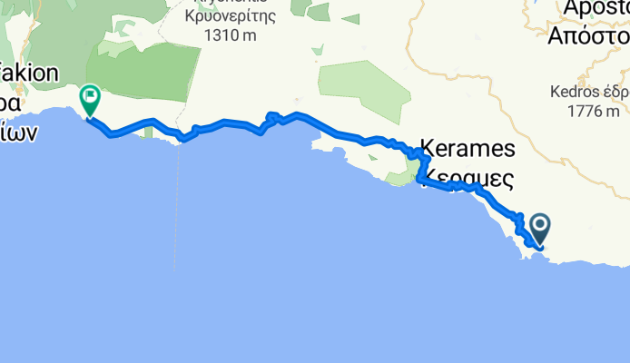 Saktouria to Patsianos