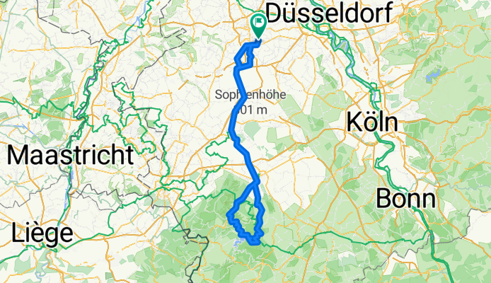 Route in Mönchengladbach