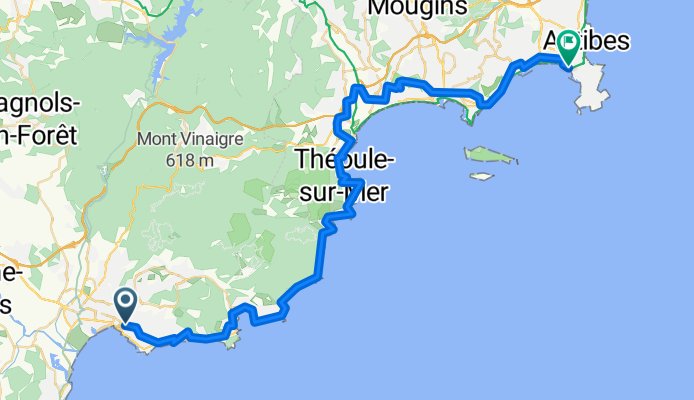 De Saint-Raphaël a Antibes