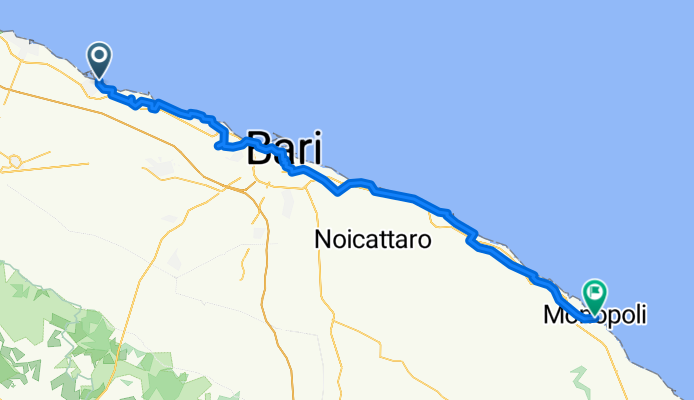 Piazza Giuseppe Garibaldi, Molfetta to Via Giuseppe Garibaldi, Monopoli