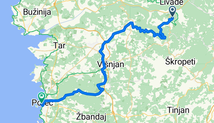 Ulica Gradiziol, Motovun - Matije Vlačića, Poreč