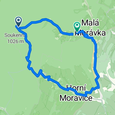 Karlov pod Pradědem do Karlov pod Pradědem