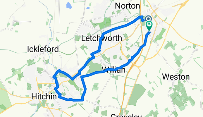 12 Mile Baldock Letchworth Hitchin Willian