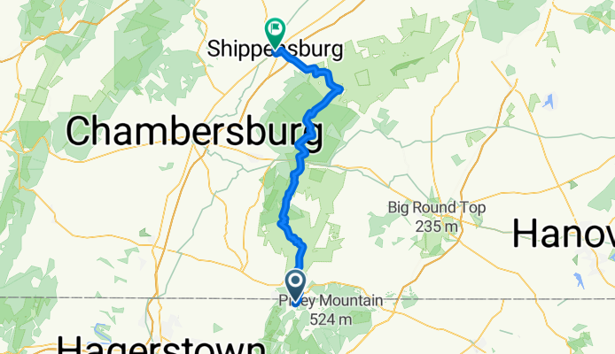 HIghfield-Cascade to Shippensburg