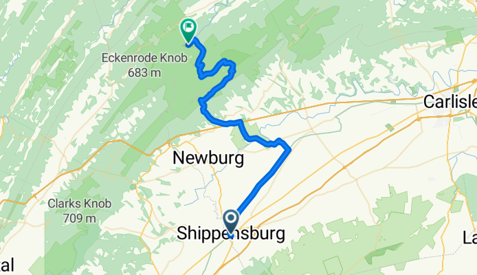 Shippensburg to Fowlers Hollow SP