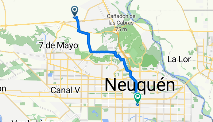 De Calle la Vid a San Luis