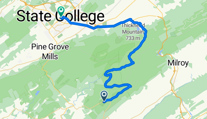 Greenwood Furnace SP to State College