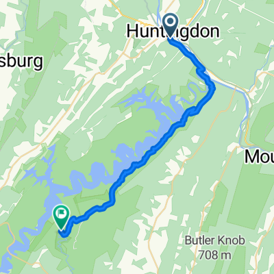 Huntingdon to Trough Creek SP