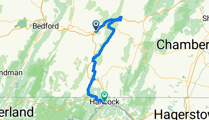 Breezewood to Hancock