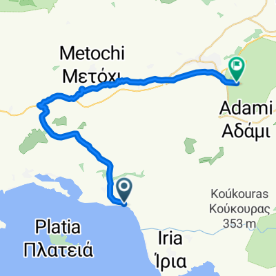 De GX9F+92 a Ethniki Odos Isthmou Archaias Epidavrou