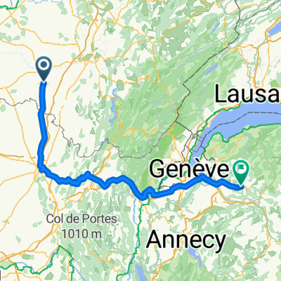 Louhans Saint-jeoire  180 km