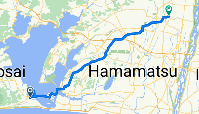 新居町内山, 湖西市へ浜名区, 浜松市