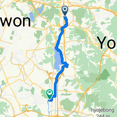 신갈동, 용인시에서 오산동, 화성시까지