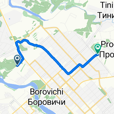 Боровичи до улица Гагарина, Боровичский район