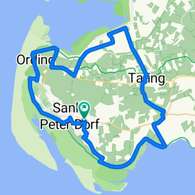 A7 -  34km - Route in Sankt Peter-Ording
