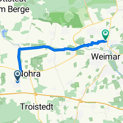 Isseroda nach Weimar Bahnhof