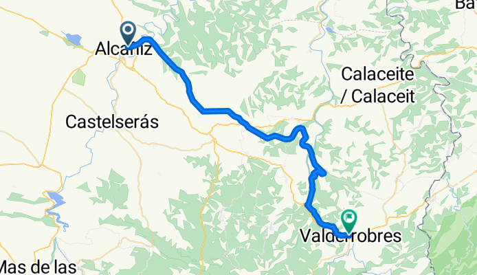 De Alcañiz a Valderrobres