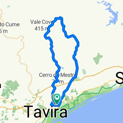 Rua da Cruz Vermelha Portuguesa, Tavira to Rua da Cruz Vermelha Portuguesa, Tavira